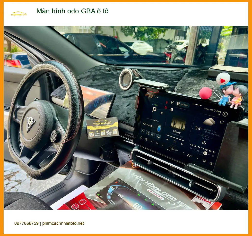 Chị Thảo nâng cấp màn hình ODO GBA ô tô Hyundai Kona tại Quận 2 ảnh thực tế 5
