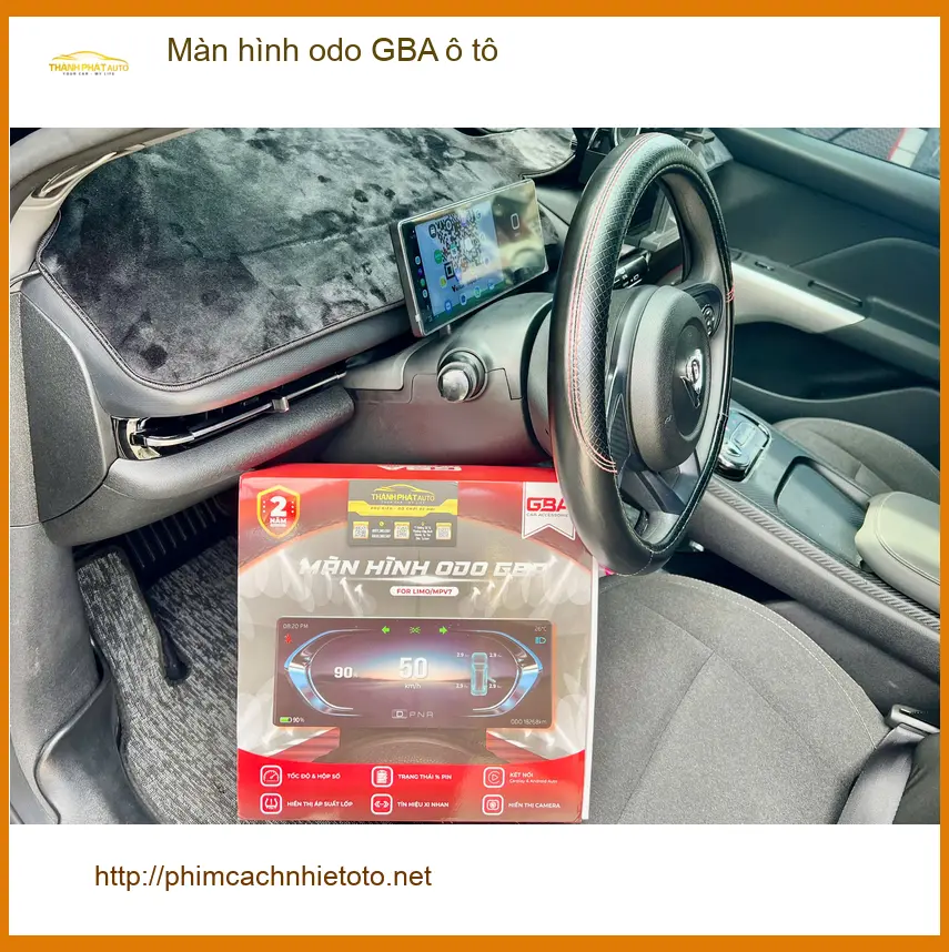 Chú Quang lắp Màn hình odo GBA ô tô cho Honda Civic tại Quận 1 vì màn hình cũ bị lỗi