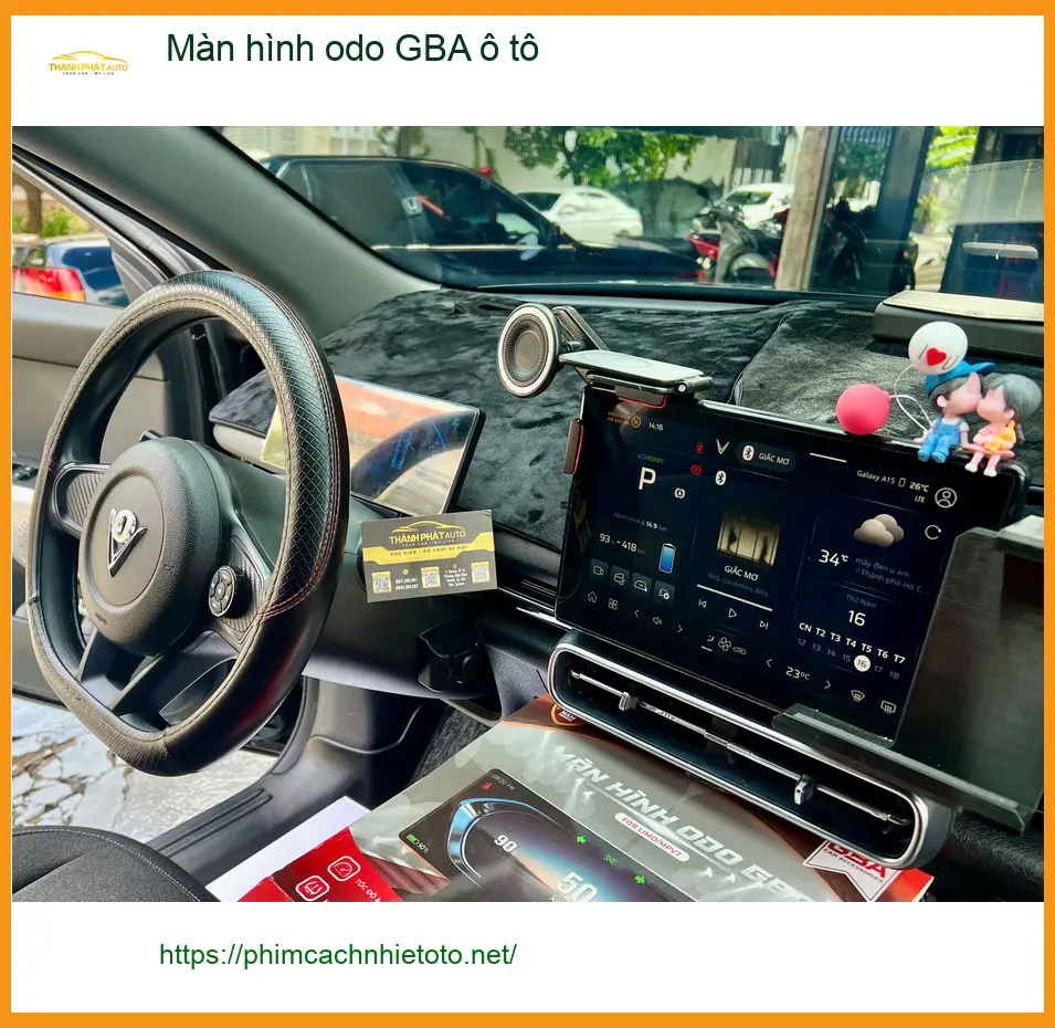 Chú Quang lắp Màn hình odo GBA ô tô cho Honda Civic tại Quận 1 vì màn hình cũ bị lỗi ảnh thực tế 2