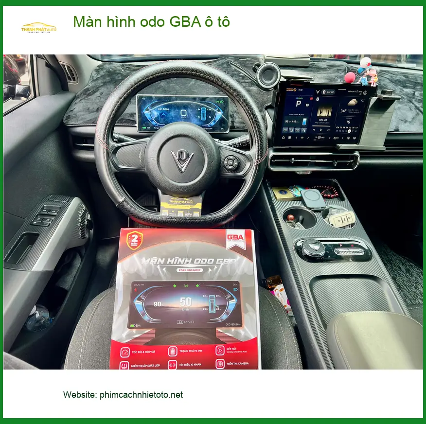 Chú Quang lắp Màn hình odo GBA ô tô cho Honda Civic tại Quận 1 vì màn hình cũ bị lỗi ảnh thực tế 3