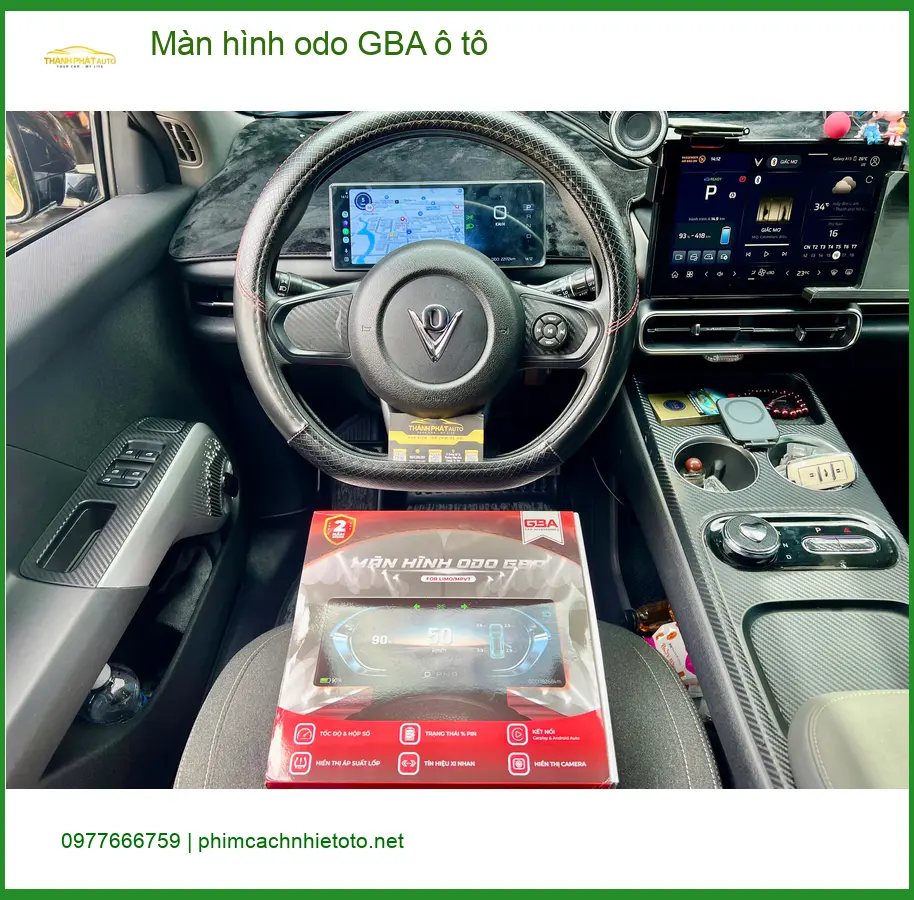Chú Quang lắp Màn hình odo GBA ô tô cho Honda Civic tại Quận 1 vì màn hình cũ bị lỗi ảnh thực tế 4