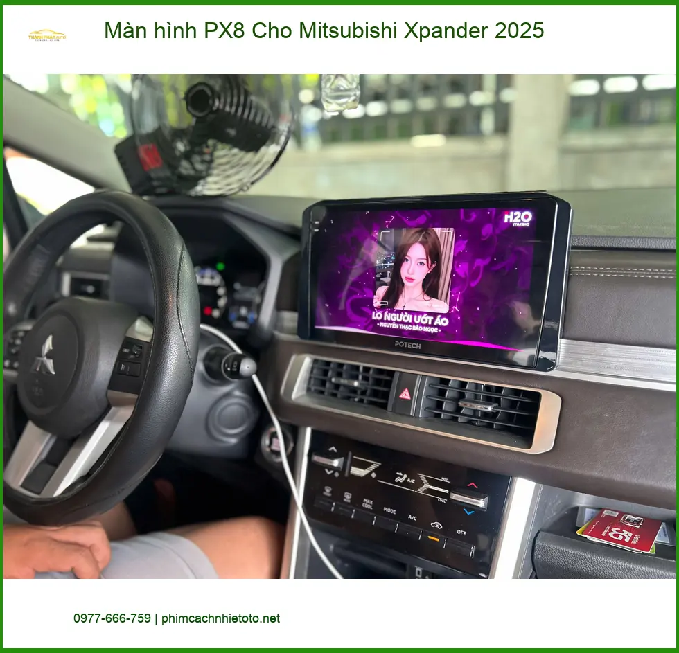 Chú Kiệt lắp Màn hình PX8 cho Mitsubishi Xpander 2025 tại Quận 4 để tối ưu tiện ích giải trí
