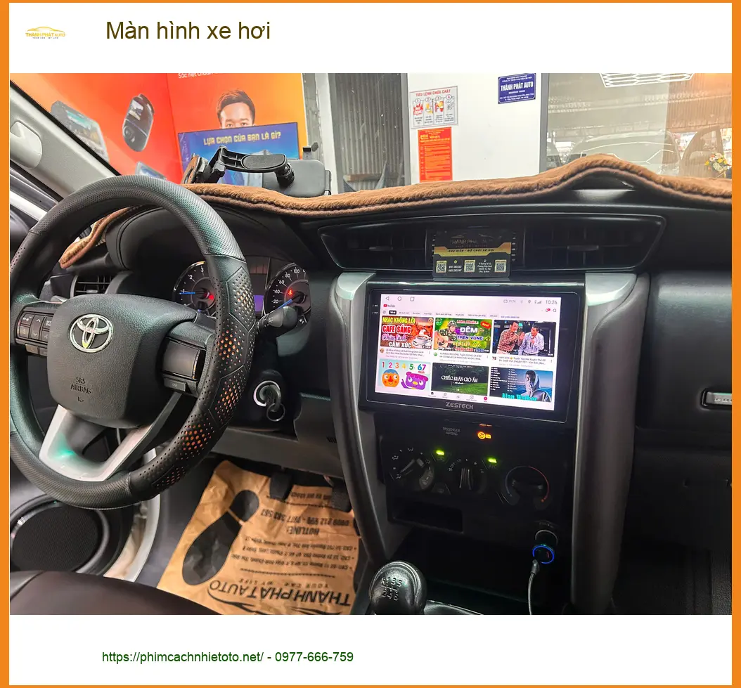 Anh Cường nâng cấp màn hình xe hơi cho Honda CRV tại Quận 12 vì màn zin đã cũ ảnh thực tế 3