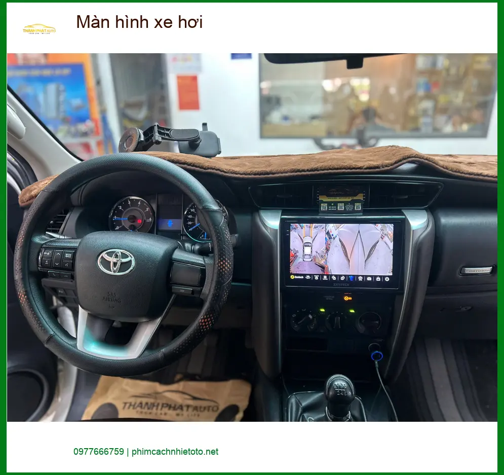 Anh Thành lắp màn hình xe hơi VinFast Lux A tại Củ Chi vì màn hình zin lỗi ảnh thực tế 5