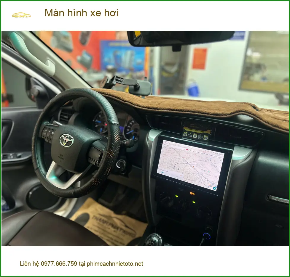 Anh Minh lắp màn hình xe hơi cho Ford Ranger tại Quận 6 vì màn hình zin đã cũ và chậm ảnh thực tế 3