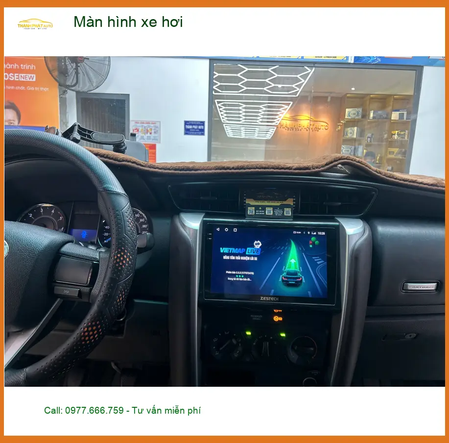 Anh Tuấn Kiệt nâng cấp màn hình xe hơi cho Honda CRV tại Phú Nhuận ảnh thực tế 3