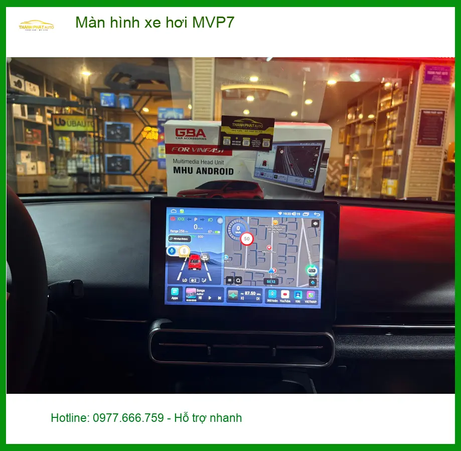 Anh Kiên gắn Màn hình xe hơi MVP7 cho Mazda 3 ở Thủ Đức tiện đường đi làm ảnh thực tế 4