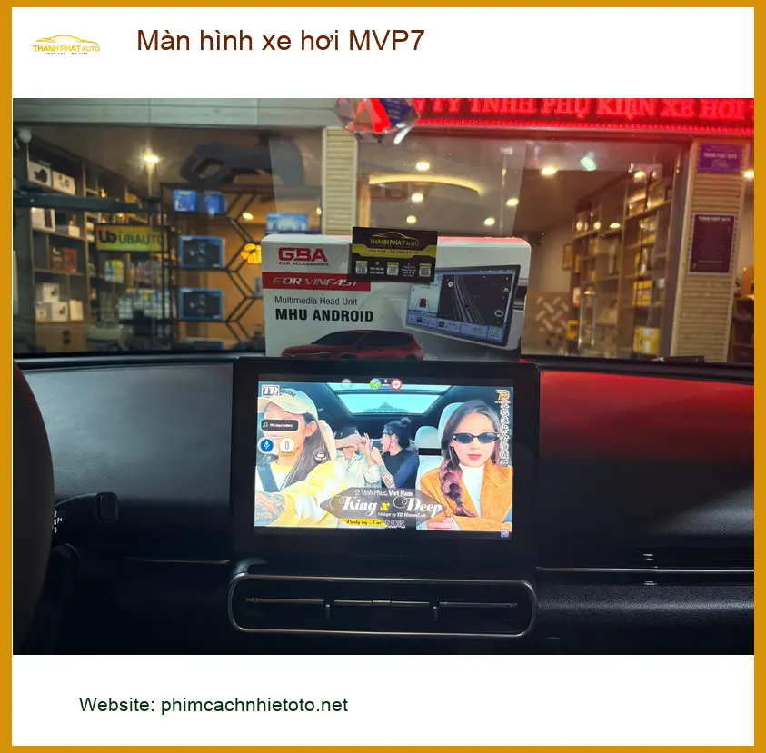 Anh Tấn nâng cấp màn hình xe hơi MVP7 cho Hyundai Accent tại Quận 8 để nâng tầm tiện ích