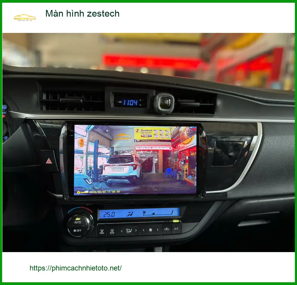 Chú Long lắp Màn hình Zestech cho Hyundai Accent tại Quận Bình Tân