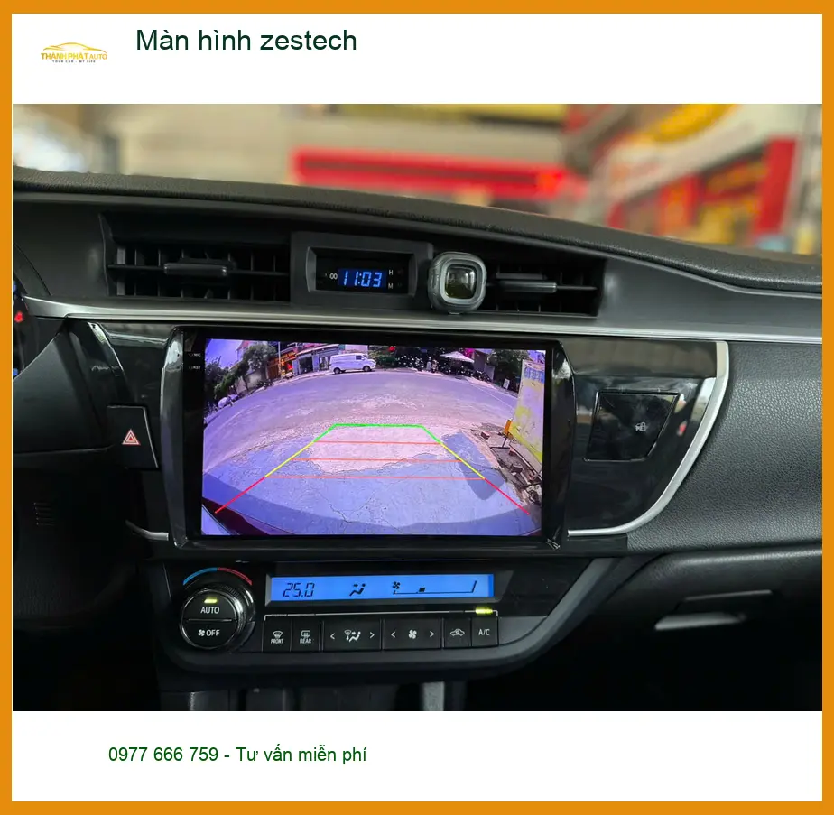 Chú Long lắp Màn hình Zestech cho Hyundai Accent tại Quận Bình Tân ảnh thực tế 3
