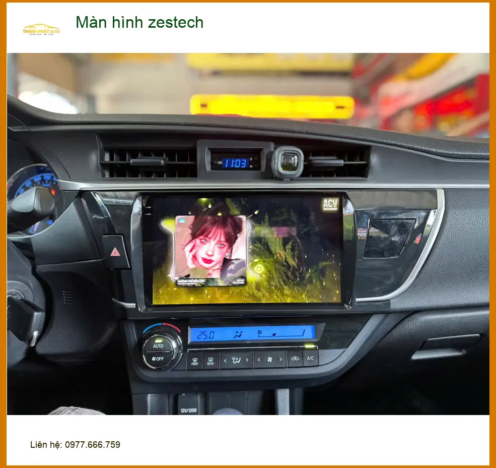 Chú Long lắp Màn hình Zestech cho Hyundai Accent tại Quận Bình Tân ảnh thực tế 4