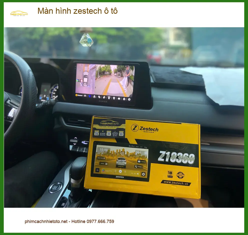 Anh Long nâng cấp màn hình Zestech ô tô cho Hyundai Accent ở Nhà Bè