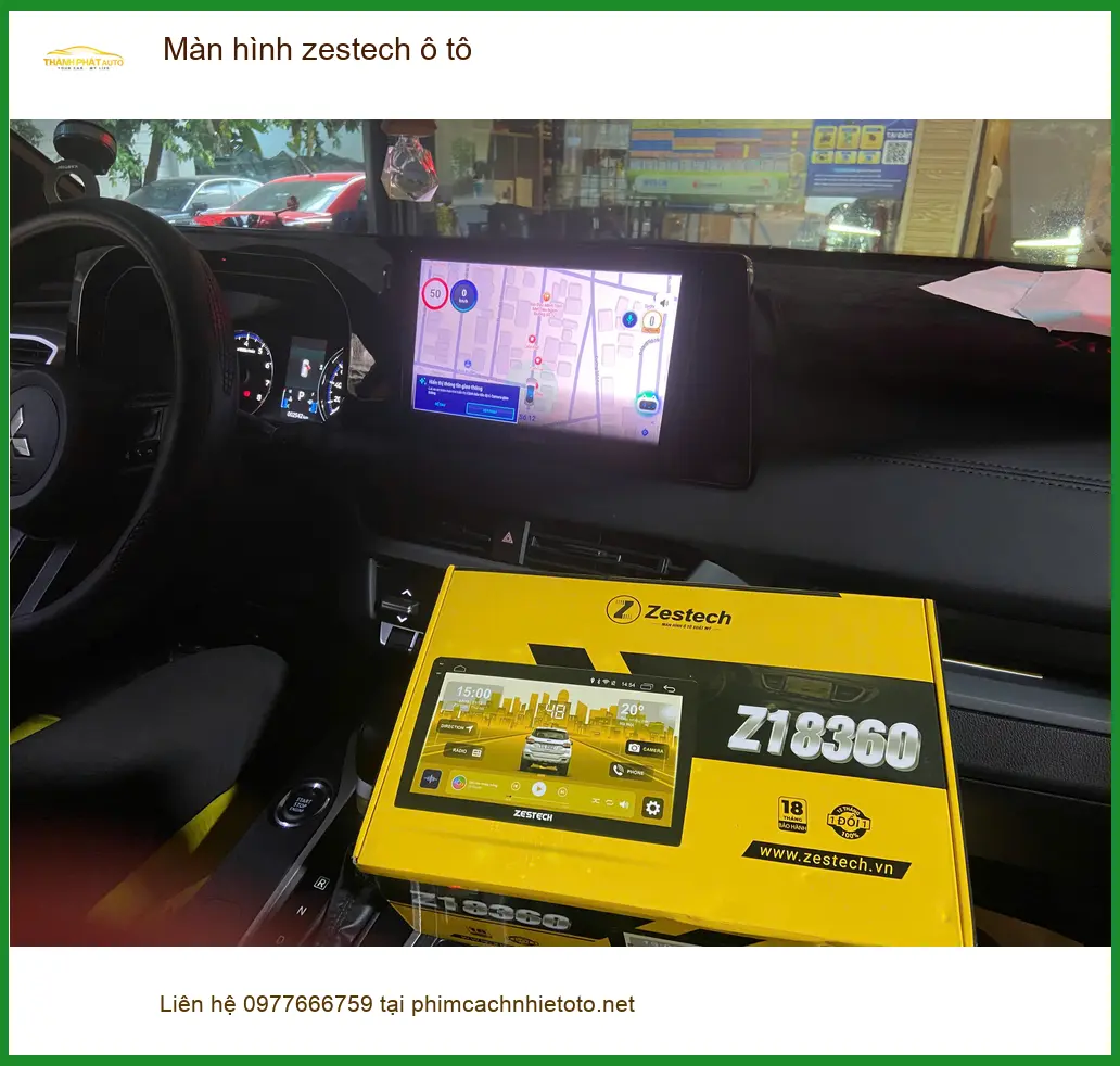 Anh Minh nâng cấp màn hình Zestech ô tô cho Hyundai Accent tại Quận Thủ Đức