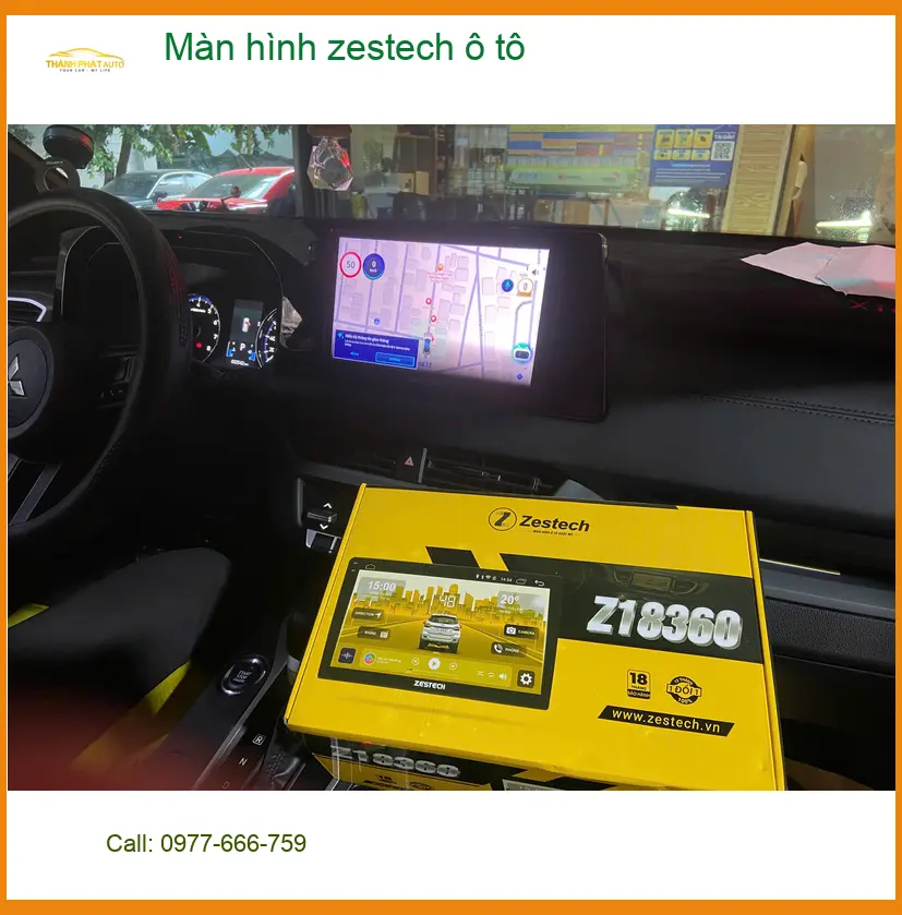 Chị Thanh nâng cấp màn hình Zestech ô tô cho Hyundai Accent ở Gò Vấp.
