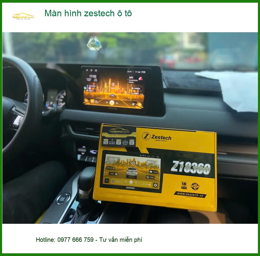 Chị Thanh nâng cấp màn hình Zestech ô tô cho Hyundai Accent ở Gò Vấp. ảnh thực tế 2