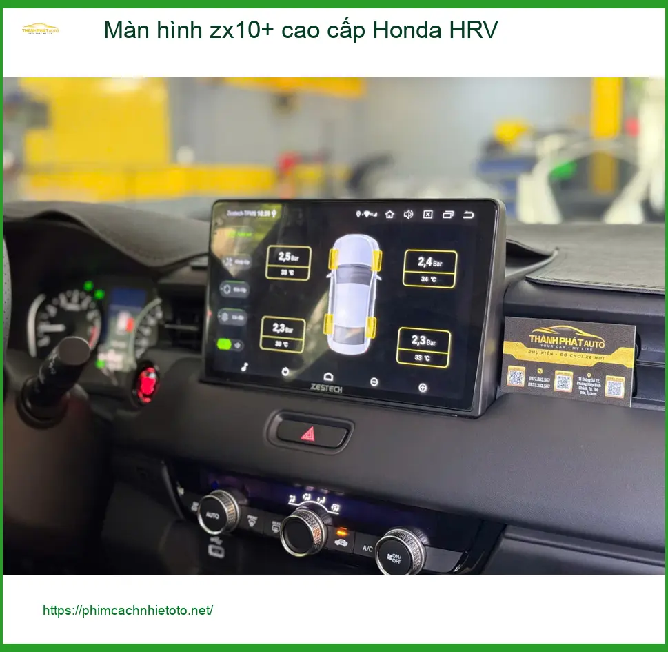Anh Quang lắp màn hình ZX10+ cao cấp Honda HRV tại Quận 10 để nâng cấp trải nghiệm lái ảnh thực tế 2