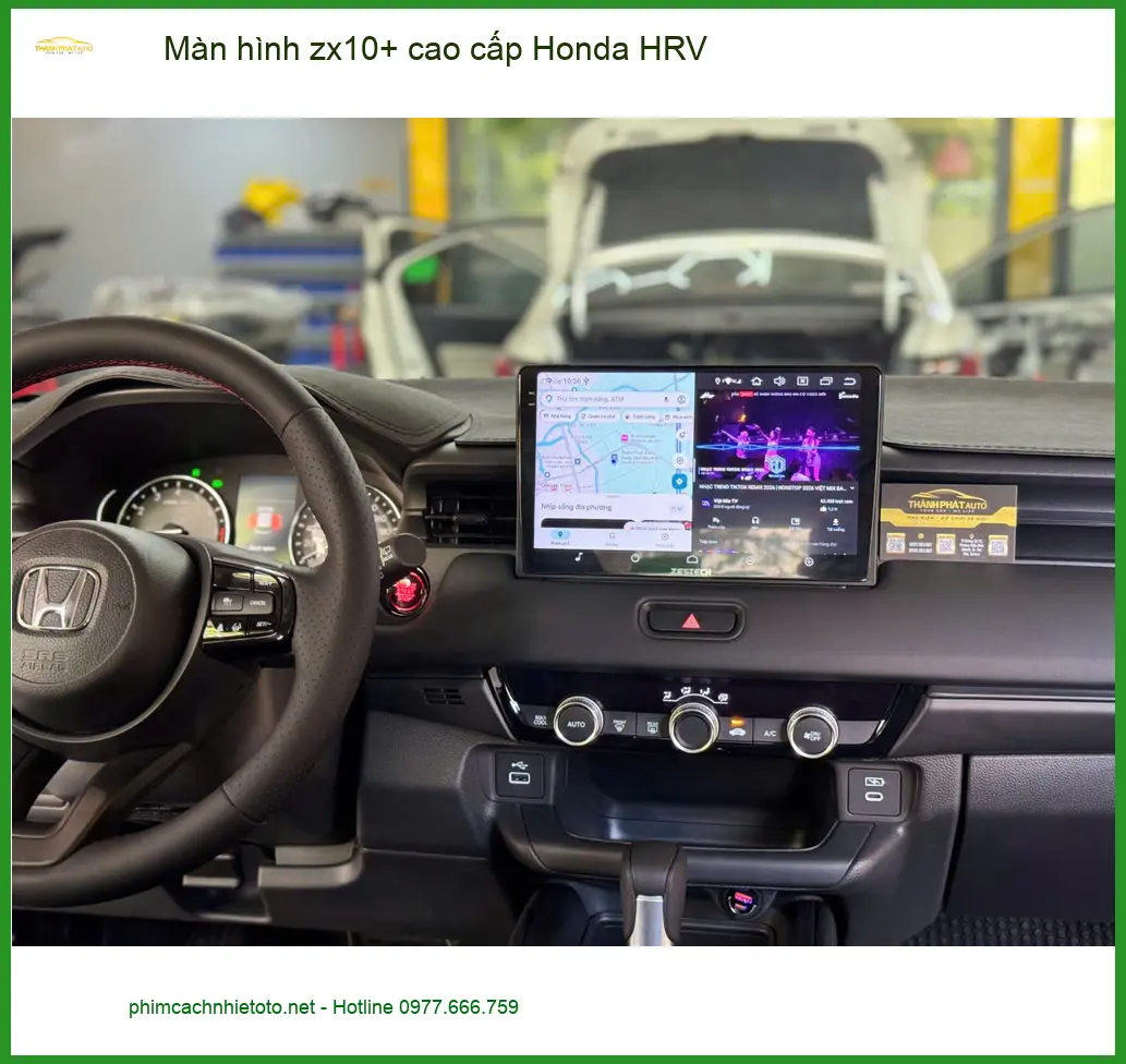 Anh Quang lắp màn hình ZX10+ cao cấp Honda HRV tại Quận 10 để nâng cấp trải nghiệm lái ảnh thực tế 4