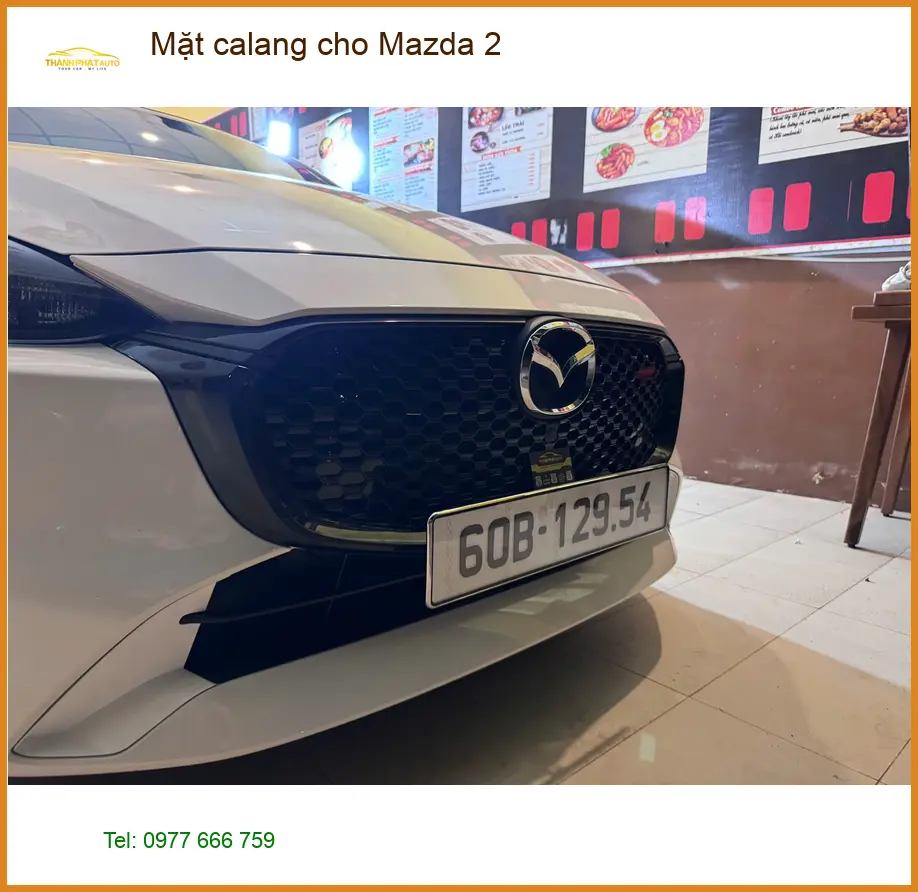 Anh Khải độ Mặt calang cho Mazda 2 tại Quận 5 để xe thêm cá tính ảnh thực tế 3