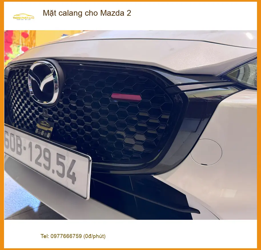 Anh Khải độ Mặt calang cho Mazda 2 tại Quận 5 để xe thêm cá tính ảnh thực tế 4