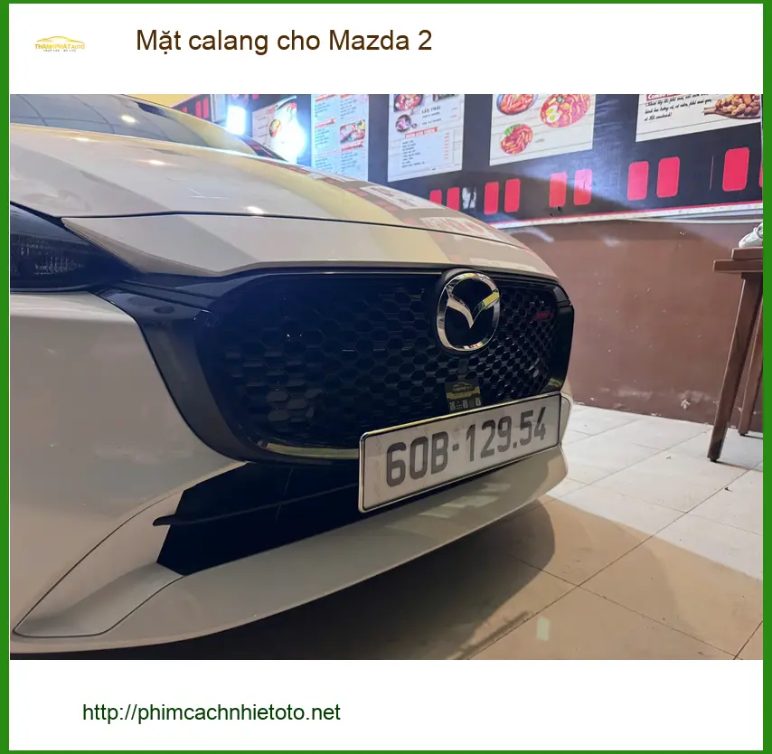 Anh Quốc Trung lắp mặt calang cho Mazda 2 tại Quận 12 để xe trông thể thao hơn ảnh thực tế 2