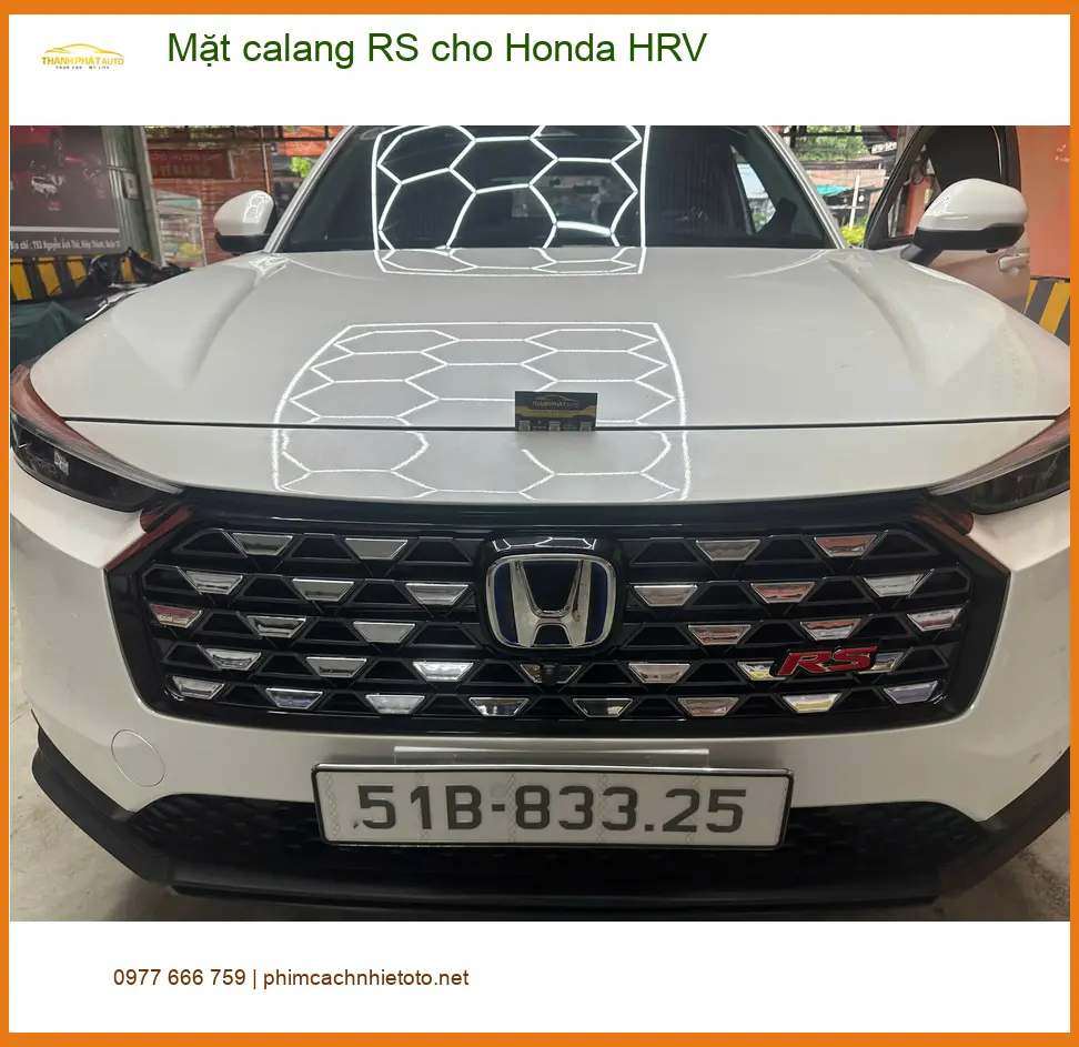 Anh Tùng độ Mặt calang RS cho Honda HRV tại Cần Giờ, xe đẹp hơn