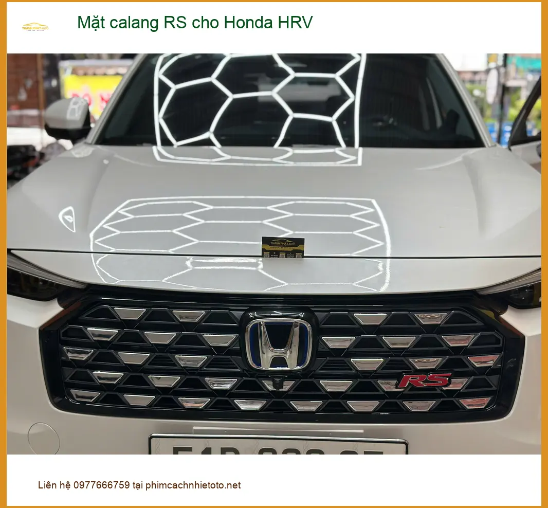 Anh Quang lắp Mặt calang RS cho Honda HRV tại Quận 4 để xe trông thể thao hơn ảnh thực tế 3