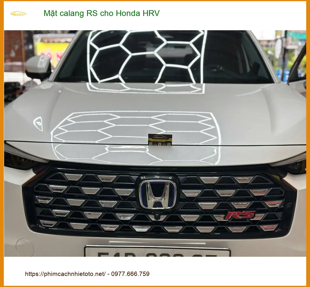 Anh Minh nâng cấp Mặt calang RS cho Honda HRV tại Quận 12 để xe thêm phần thể thao ảnh thực tế 2