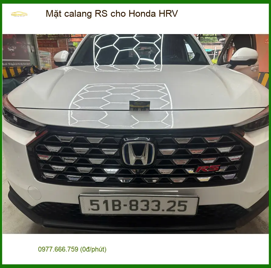 Anh Minh nâng cấp Mặt calang RS cho Honda HRV tại Quận 12 để xe thêm phần thể thao ảnh thực tế 3