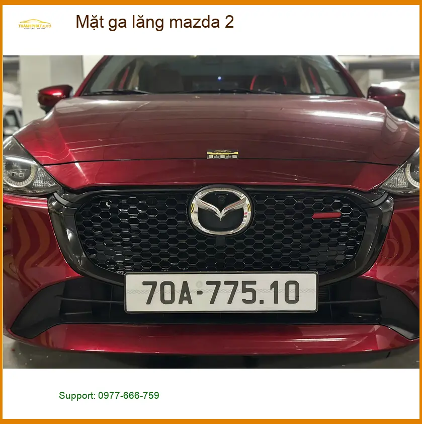 Chú Nam độ Mặt ga lăng Mazda 2 tại Quận 2 để xe thêm phần cá tính
