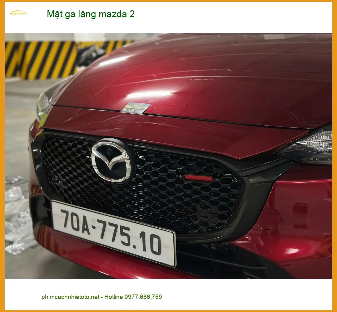 Anh Duy độ Mặt ga lăng Mazda 2 tại Thủ Đức để nâng cấp diện mạo xe