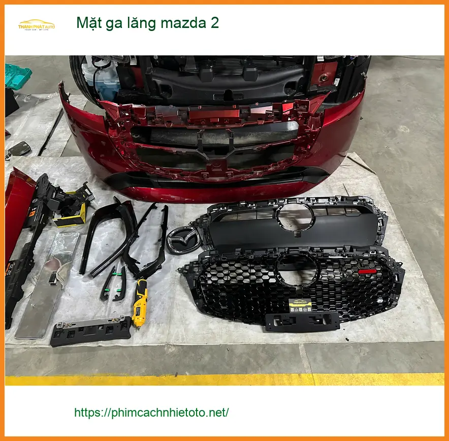 Anh Trọng nâng cấp mặt ga lăng Mazda 2 tại Quận 9 tăng vẻ thể thao ảnh thực tế 5