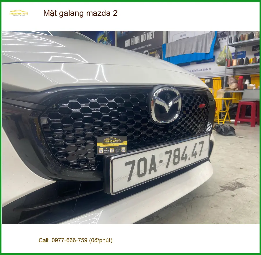 Anh Khải độ mặt galang Mazda 2 tại Quận 2 để xe trông thể thao hơn ảnh thực tế 2