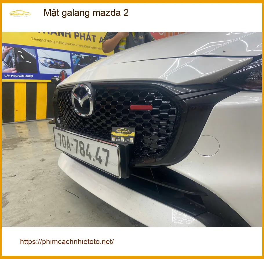 Anh Minh nâng cấp Mặt galang Mazda 2 tại Thủ Đức để xe trông mạnh mẽ hơn ảnh thực tế 2