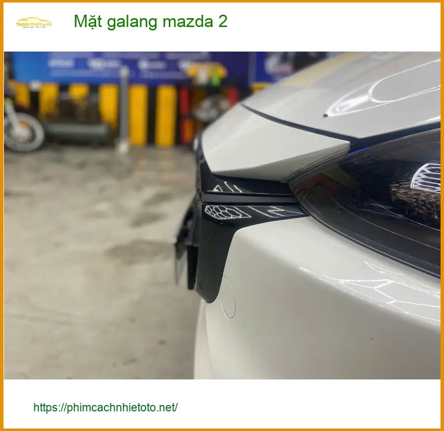 Anh Minh nâng cấp Mặt galang Mazda 2 tại Thủ Đức để xe trông mạnh mẽ hơn ảnh thực tế 3