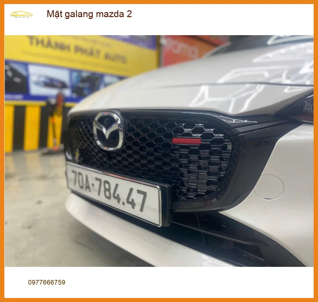 Anh Minh nâng cấp Mặt galang Mazda 2 tại Thủ Đức để xe trông mạnh mẽ hơn ảnh thực tế 4