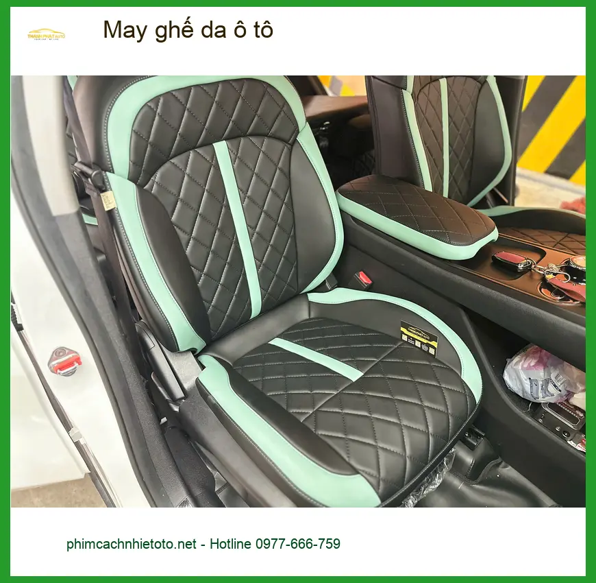 Anh Duy bọc ghế da ô tô Hyundai Santa Fe nâng tầm nội thất tại Quận Phú Nhuận