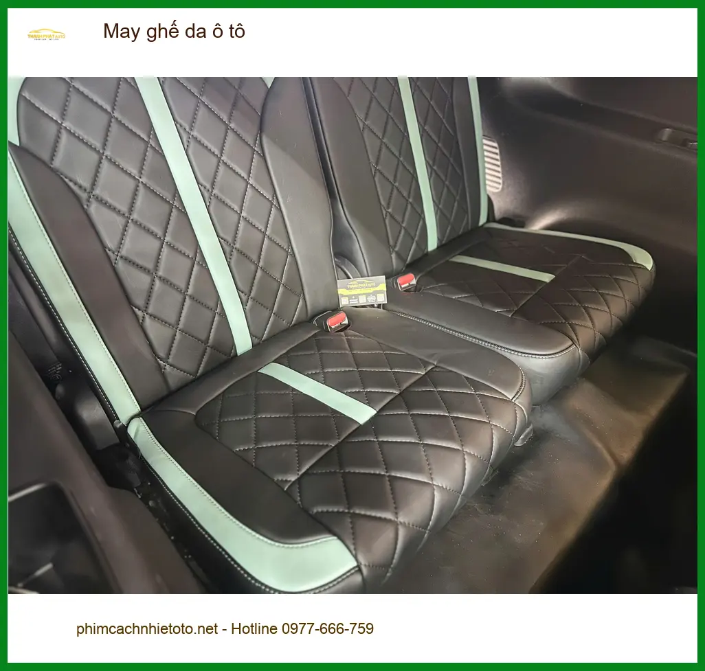 Anh Duy bọc ghế da ô tô Hyundai Santa Fe nâng tầm nội thất tại Quận Phú Nhuận ảnh thực tế 4