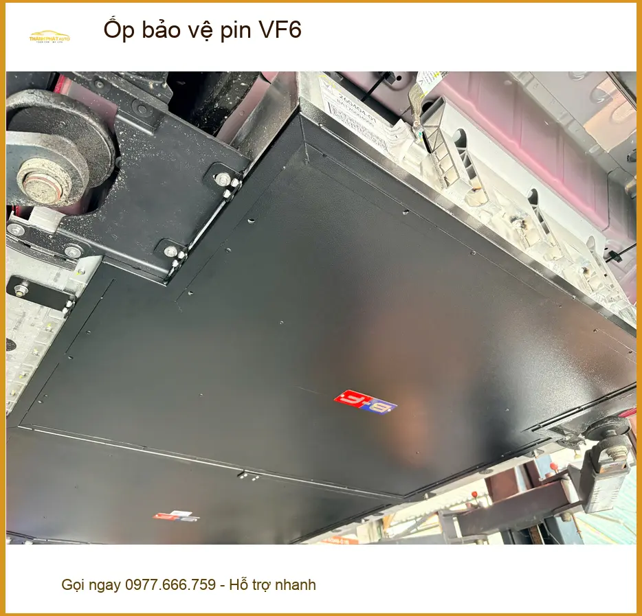 Dịch vụ lắp ốp bảo vệ pin VinFast VF6 chính hãng tại Quận Gò Vấp ảnh thực tế 3