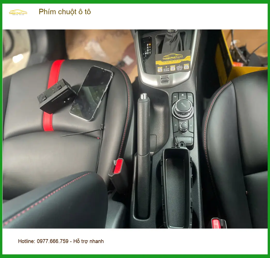 Anh Trường gắn phím chuột ô tô cho Hyundai i10 tại Tân Bình, tiện lợi khi lái xe ảnh thực tế 2
