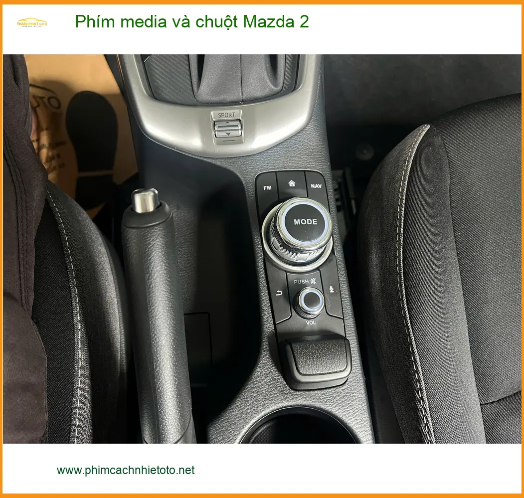 Anh Khải nâng cấp phím media, chuột Mazda 2 Quận Tân Phú