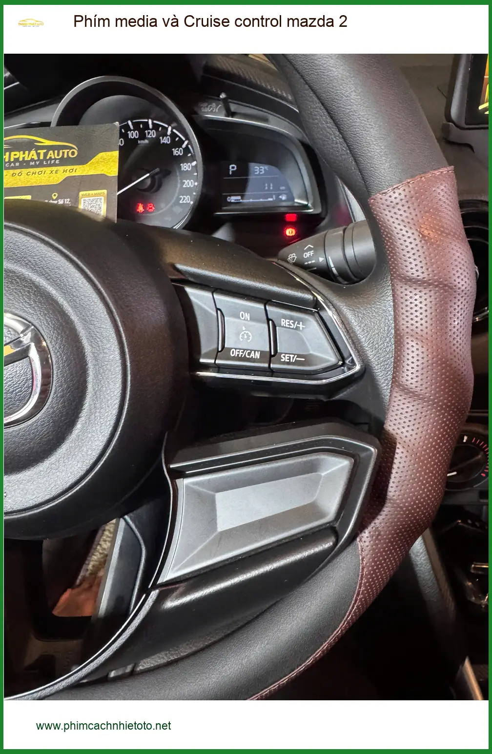 Anh Huy nâng cấp Phím media và Cruise control Mazda 2 Quận 10 lái xe tiện nghi ảnh thực tế 2