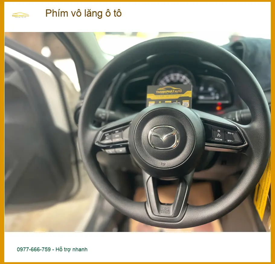 Anh Minh lắp Phím vô lăng ô tô Hyundai Accent tại Cần Giờ để tiện thao tác
