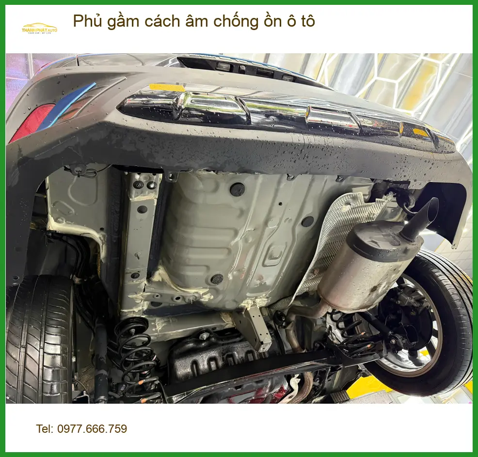 Anh Minh phủ gầm cách âm chống ồn ô tô Suzuki XL7 tại Củ Chi ảnh thực tế 2