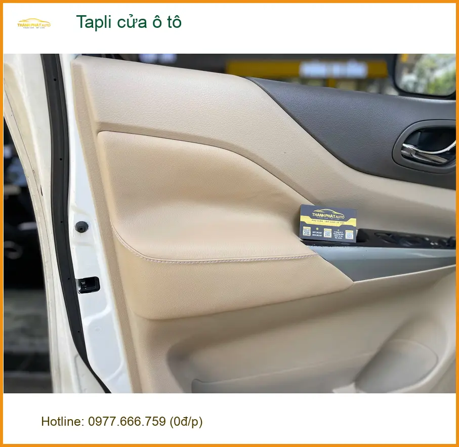 Anh Quang Minh bọc tapli cửa ô tô Hyundai Accent tại Quận 9 để nội thất mới mẻ hơn ảnh thực tế 4
