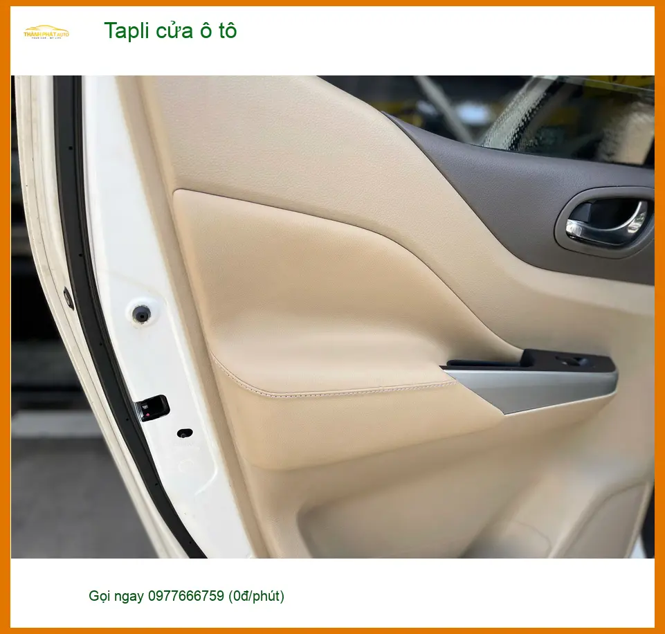 Anh Quang Minh bọc tapli cửa ô tô Hyundai Accent tại Quận 9 để nội thất mới mẻ hơn ảnh thực tế 5