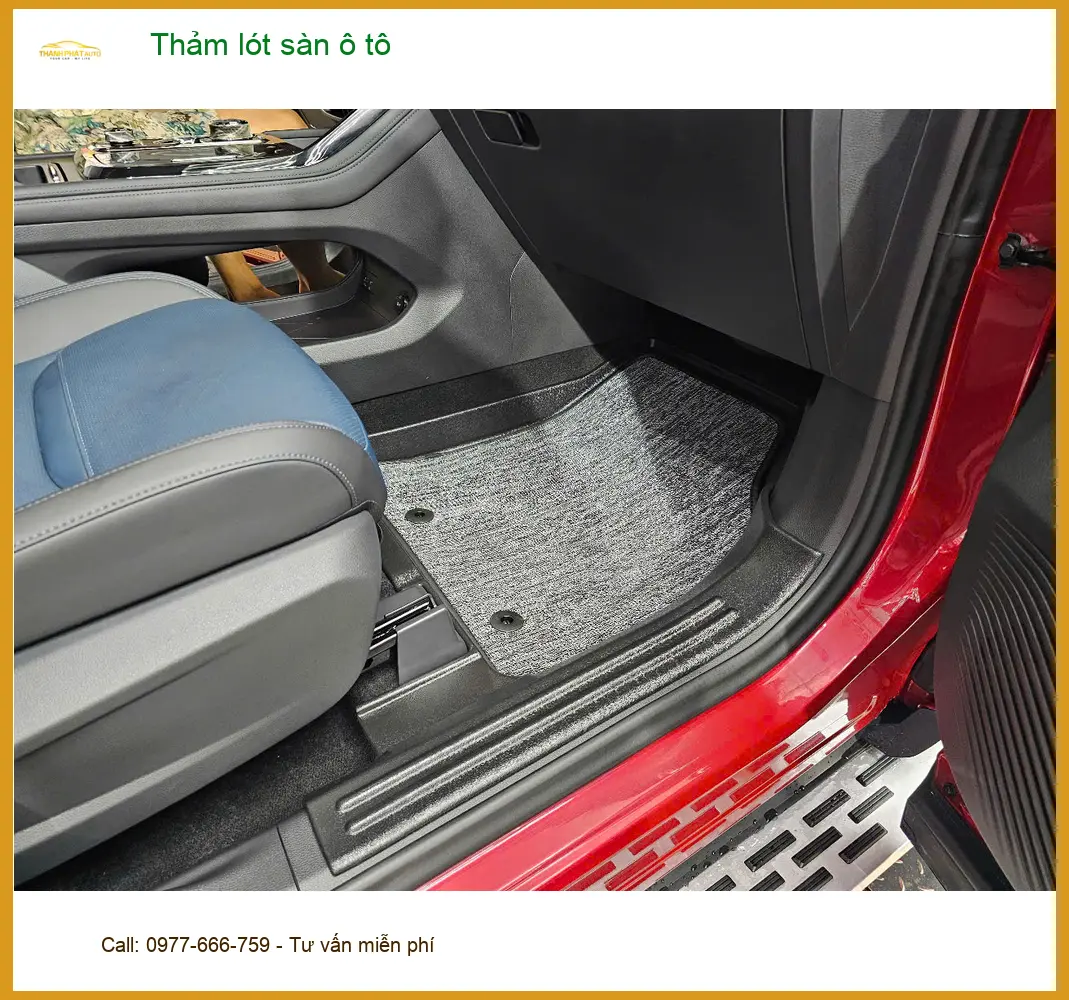 Anh Khang thay thảm lót sàn ô tô Hyundai Creta ở Quận 7 để xe luôn sạch ảnh thực tế 2