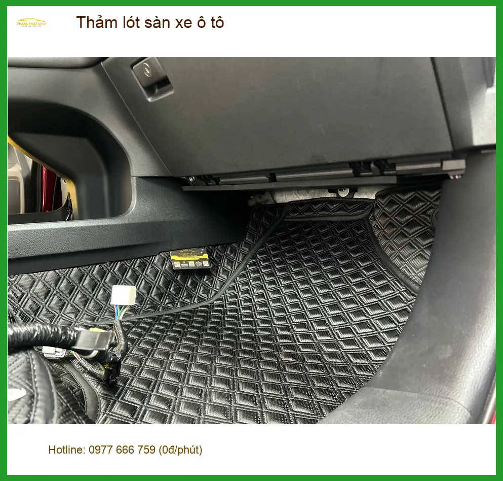 Chị Thảo lắp thảm lót sàn xe Toyota Vios tại Quận Bình Thạnh, giữ xe luôn sạch ảnh thực tế 2