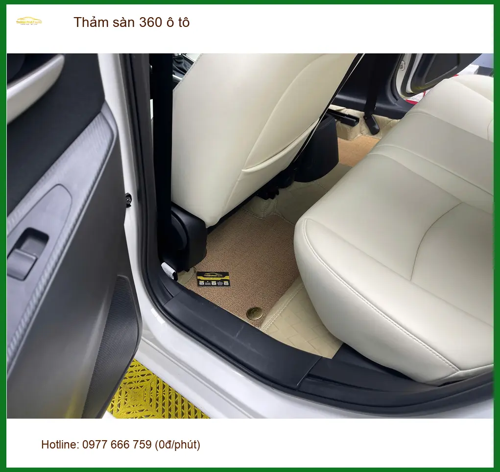 Chị Thảo My lắp thảm sàn 360 ô tô cho VinFast Lux SA tại Quận 2 ảnh thực tế 2