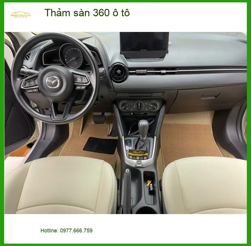 Anh Tấn lắp thảm sàn 360 ô tô cho Hyundai Accent ở Bình Chánh để xe luôn sạch đẹp ảnh thực tế 2