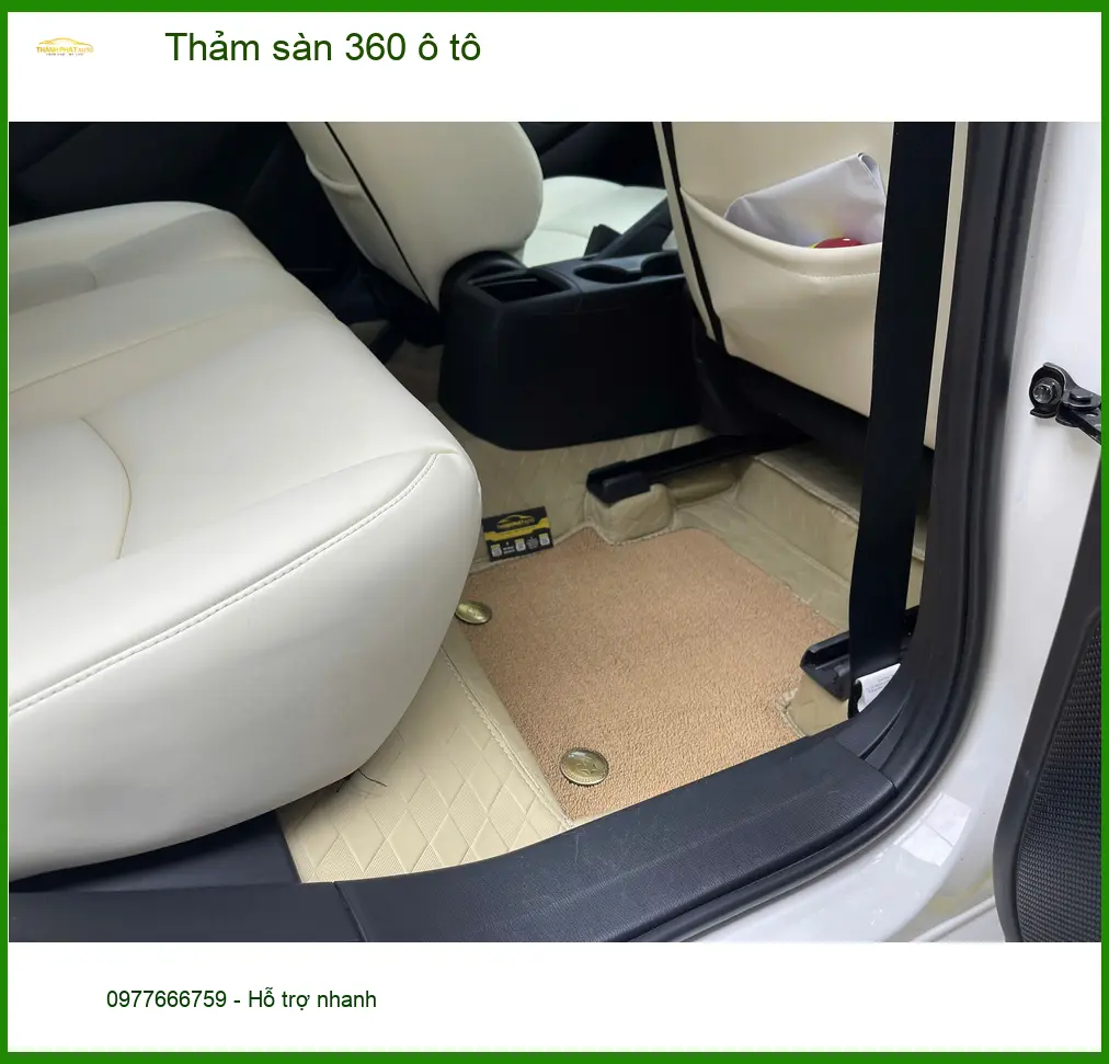 Chị Thảo My lắp thảm sàn 360 ô tô cho VinFast Lux SA tại Quận 2 ảnh thực tế 3